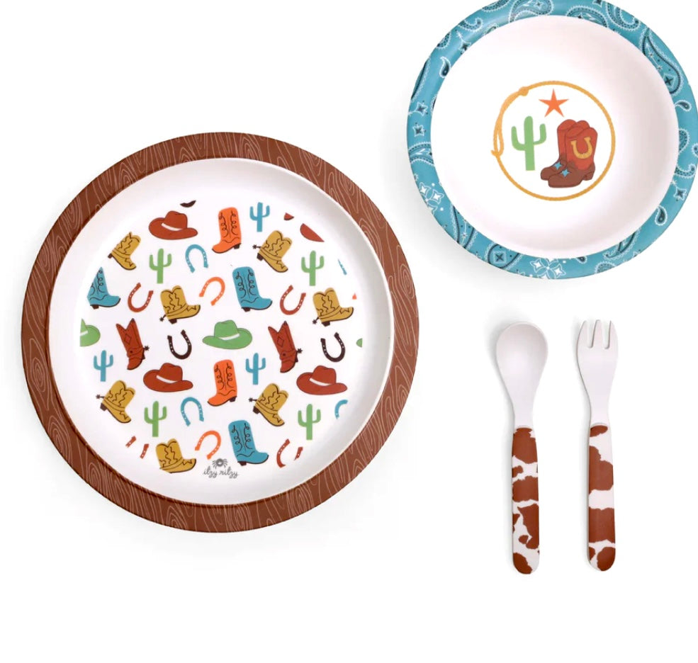 Itzy Ritzy’s Giddy Up plate set