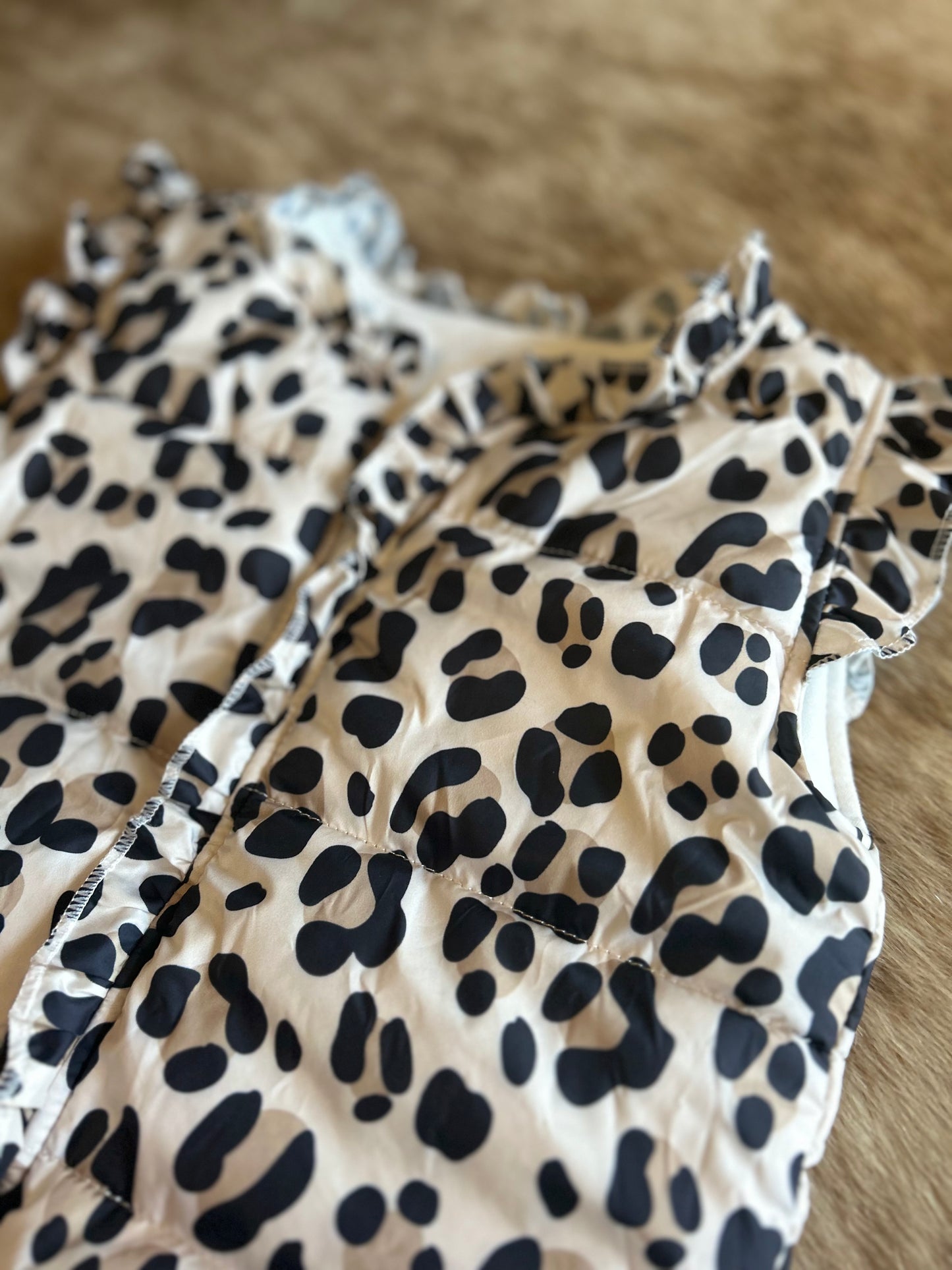 Leopard Girls Vest