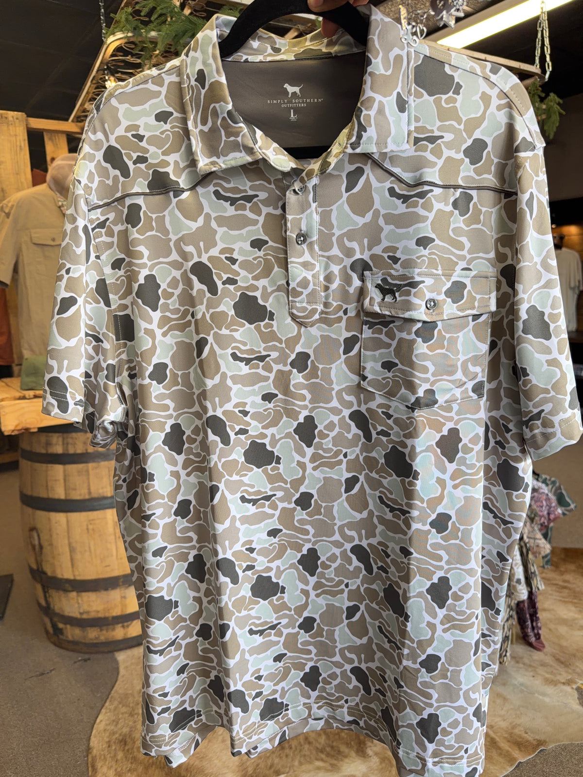 Mens| Marsh Camo Polo