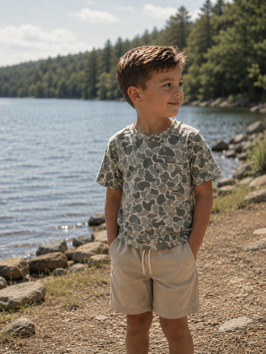 Boys | Marsh Camo Tee