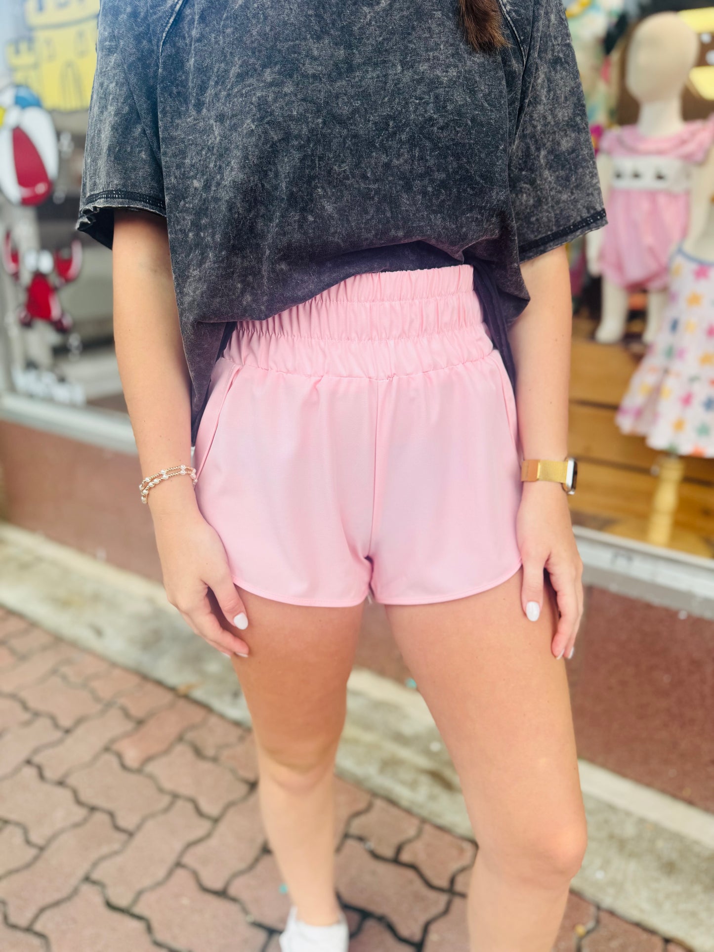 Pink Athletic Shorts