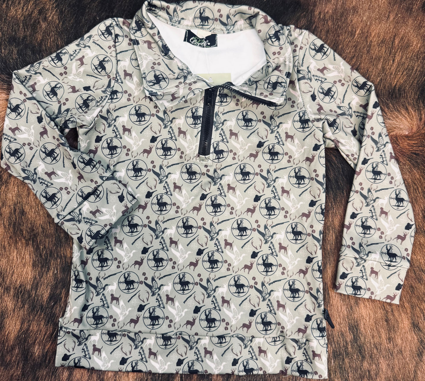 Hunting Scope Quarter Zip