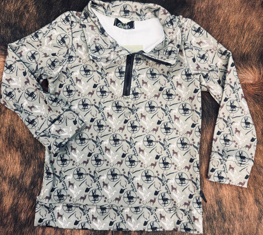 Hunting Scope Quarter Zip