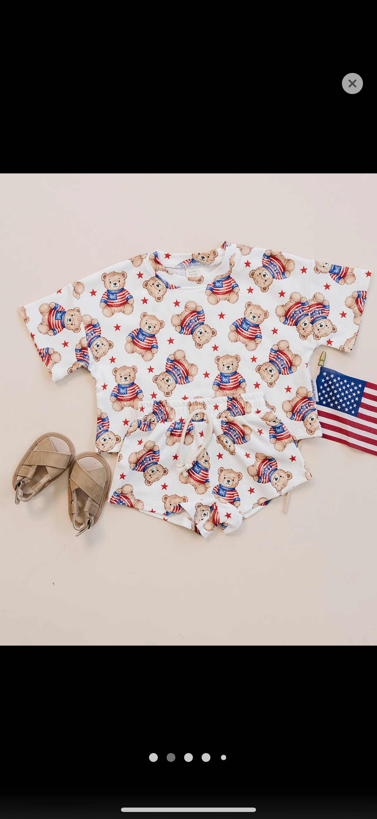 American Bear Short Set