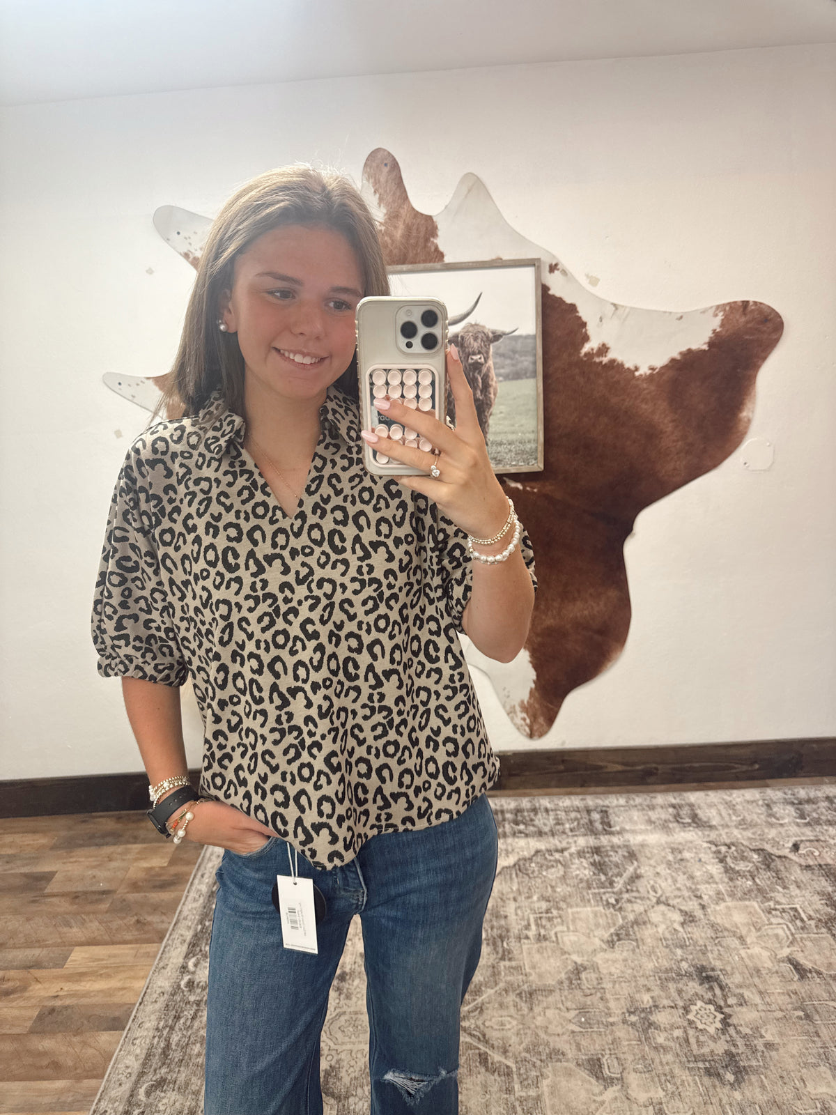 Milli Cheetah Top