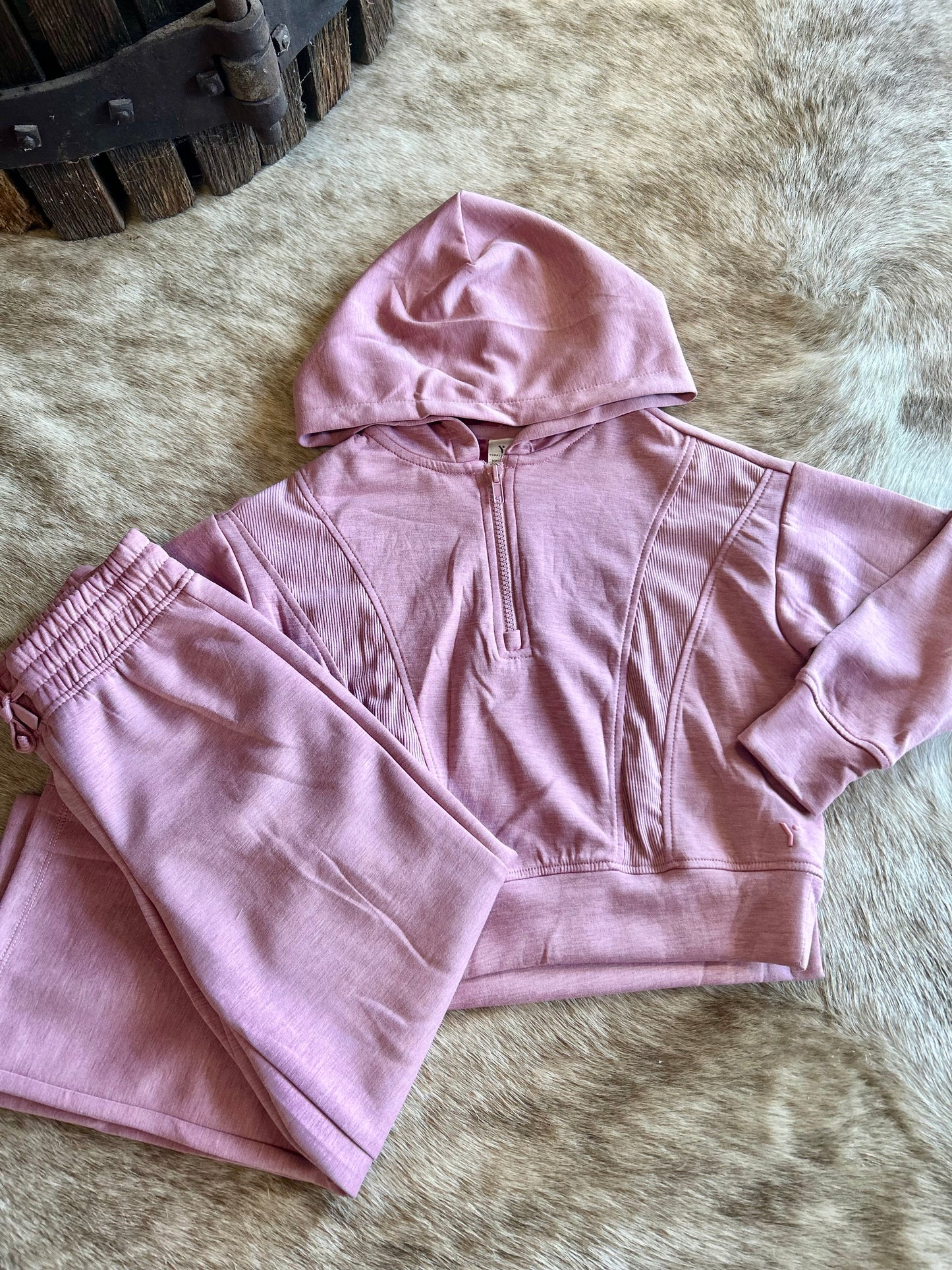 Pink 3Pcs Sweatset