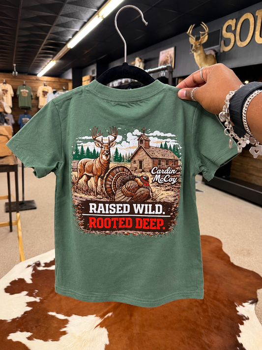 Boys| Raised Wild Tee