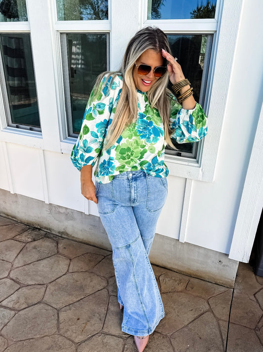 Natalia Wide Leg Jean