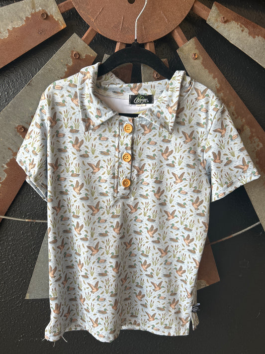 Grey Mallard Polo