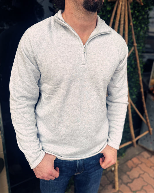 Grey Quarter Zip