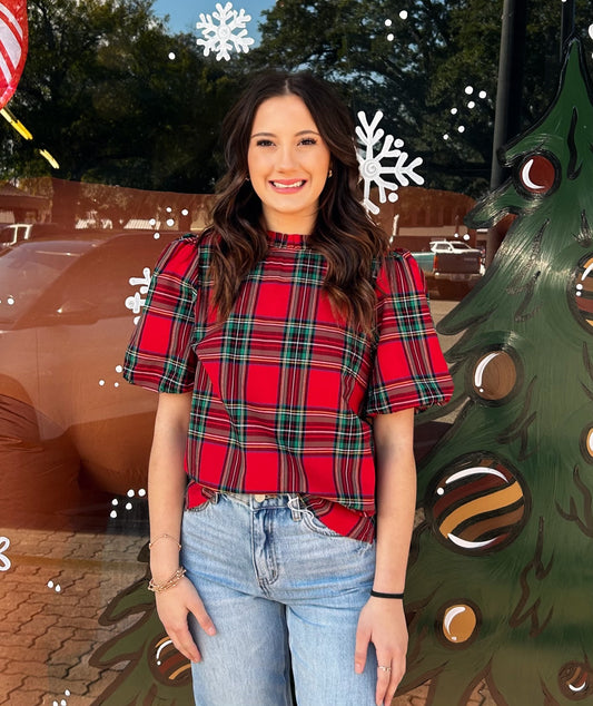 Carrol’s Plaid Top
