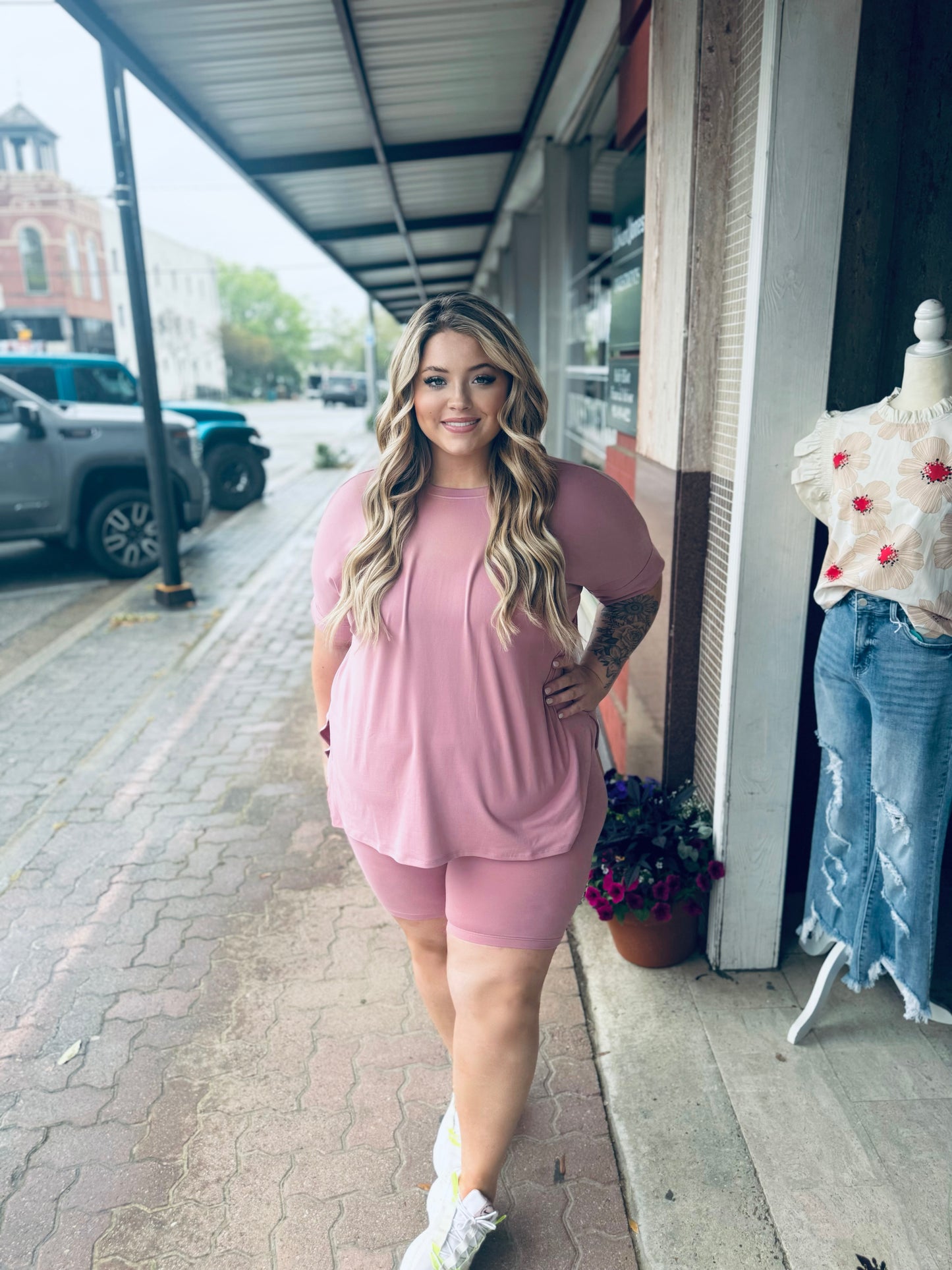 Pink Short Set