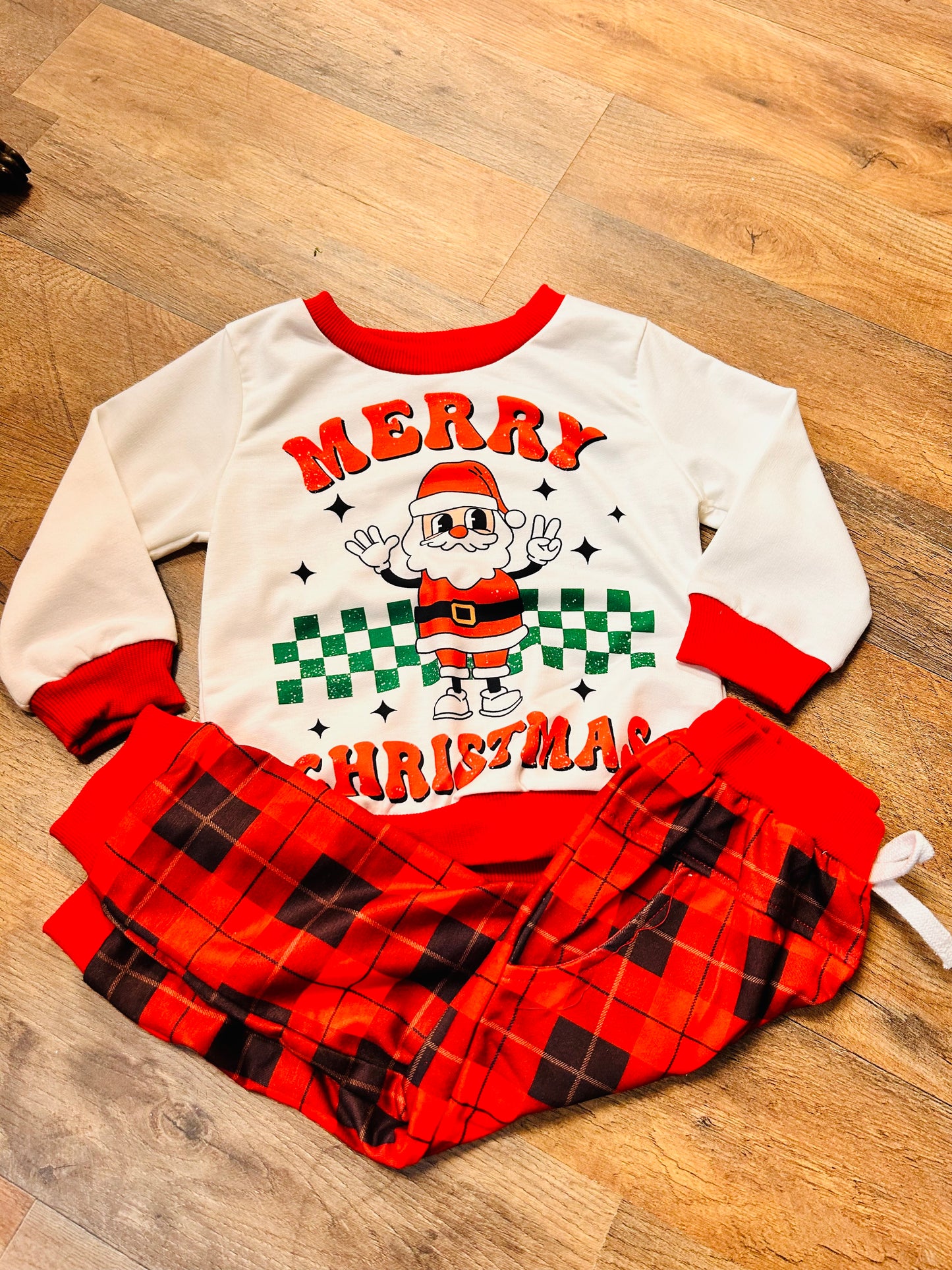 Checkered Christmas Set