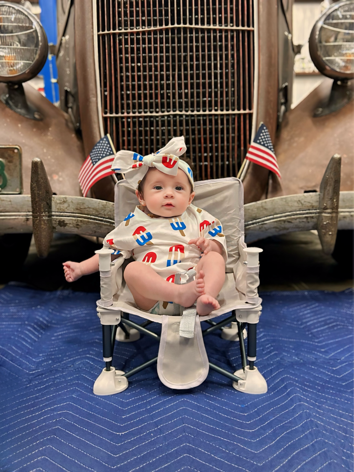 Popsicle Bubble Romper W/ Bow