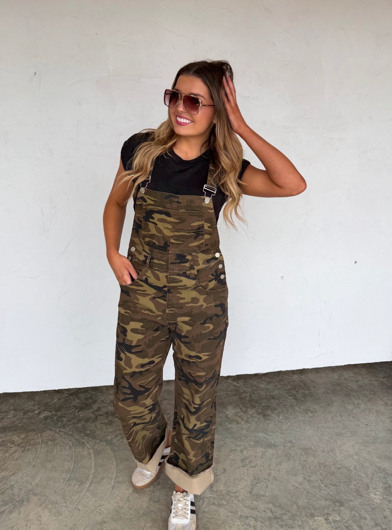 Dahlia Camo Overalls