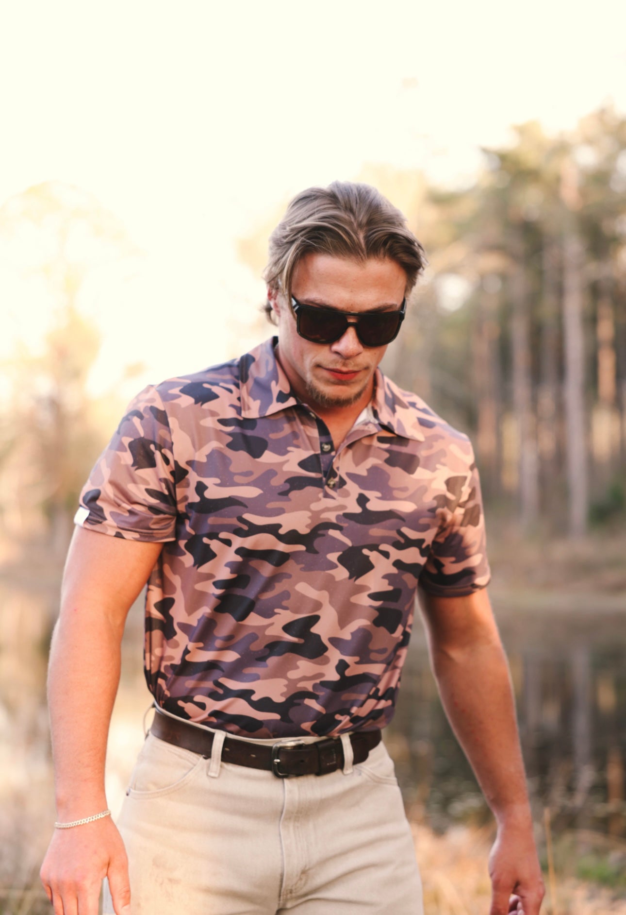 Backwoods Camo Polo