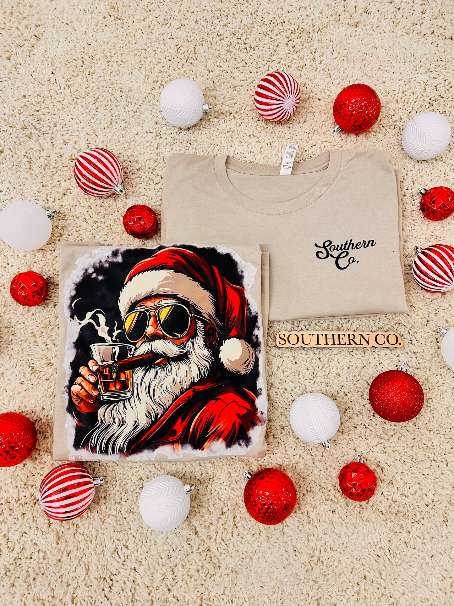 Whiskey Santa Tee