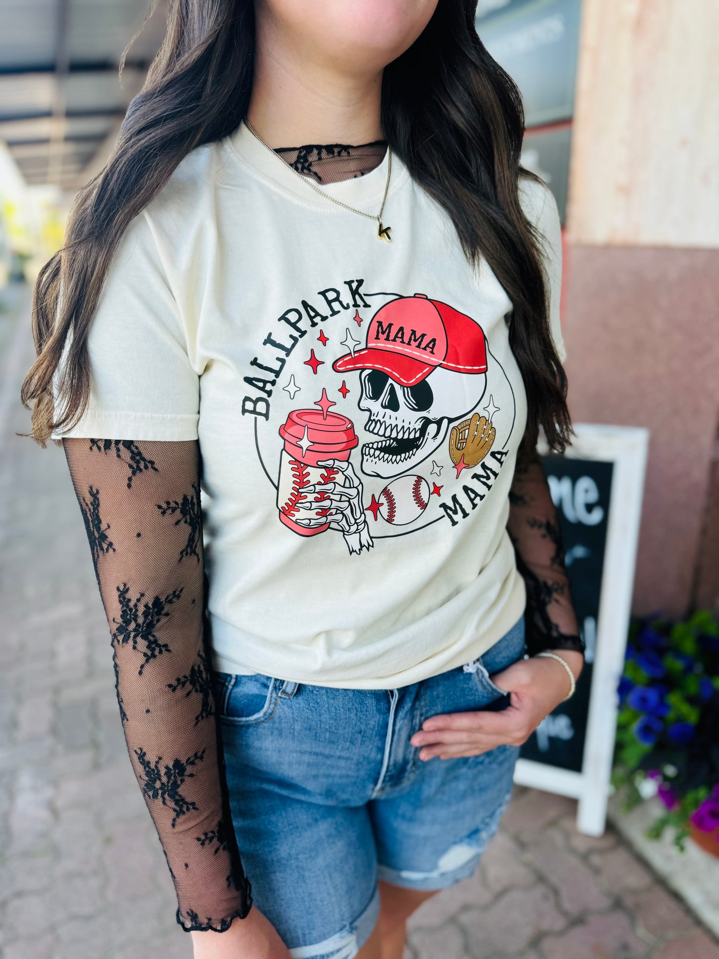 Ballpark Mama Tee