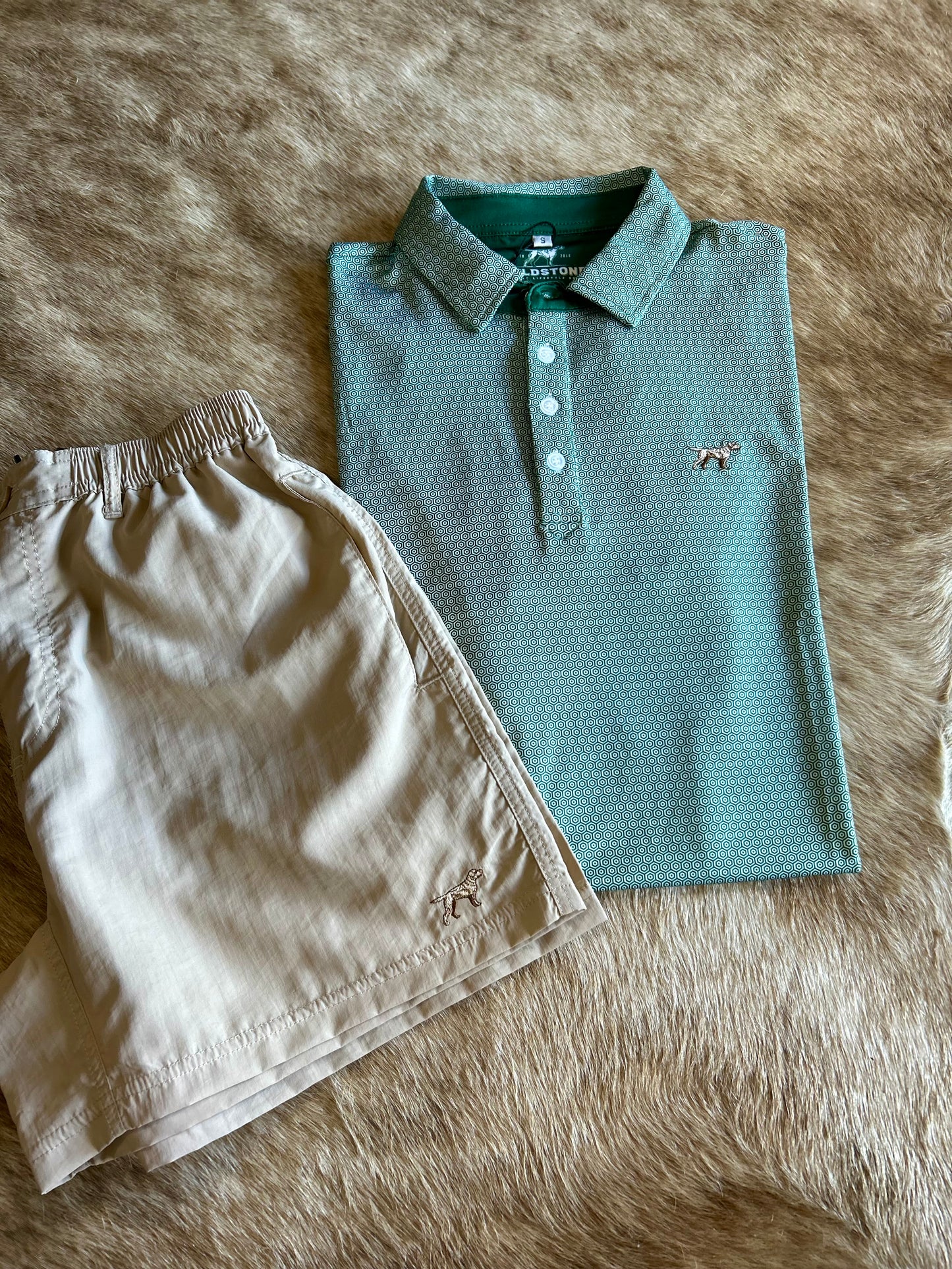 Men | Diamond Polo Green