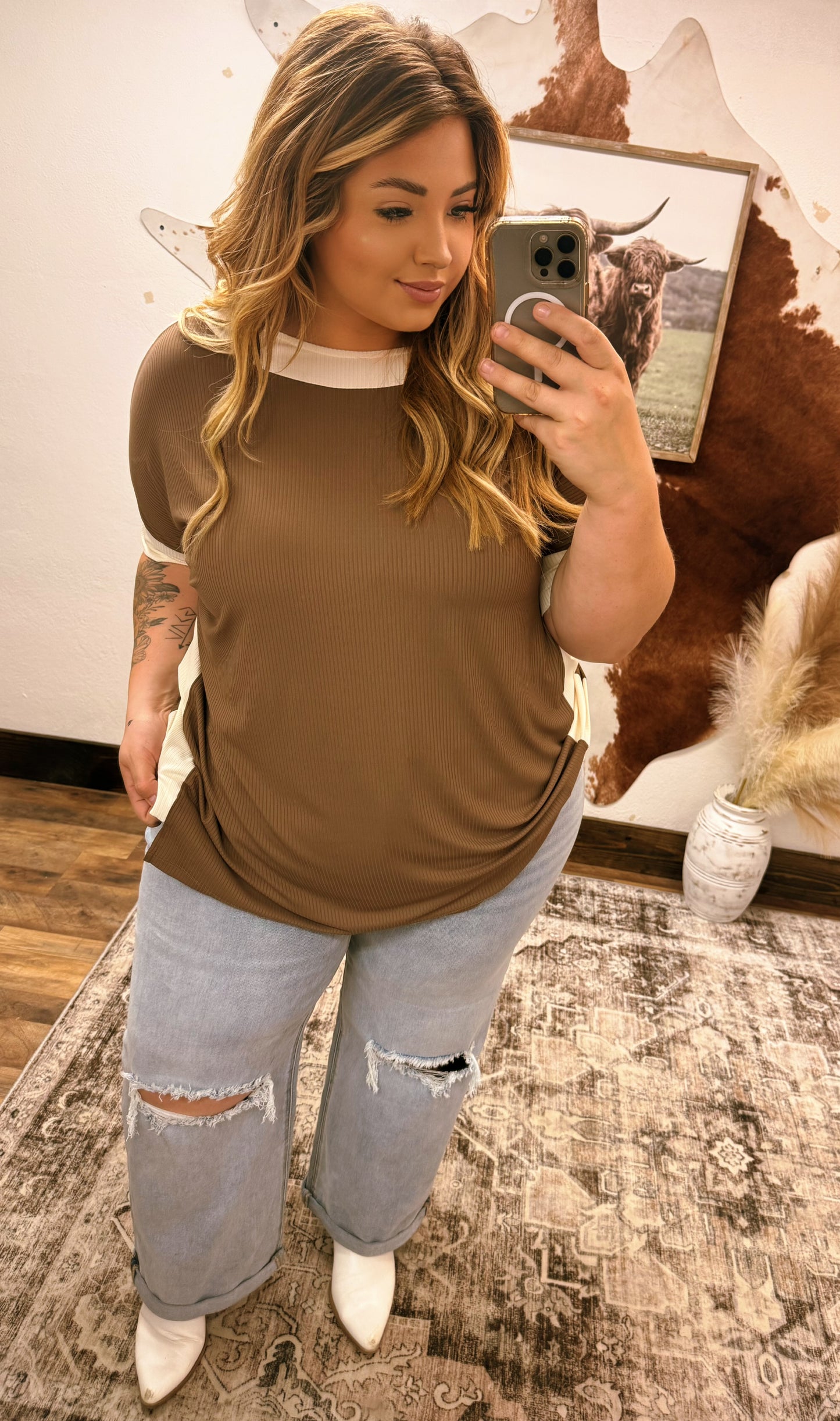 Brown Becca Top