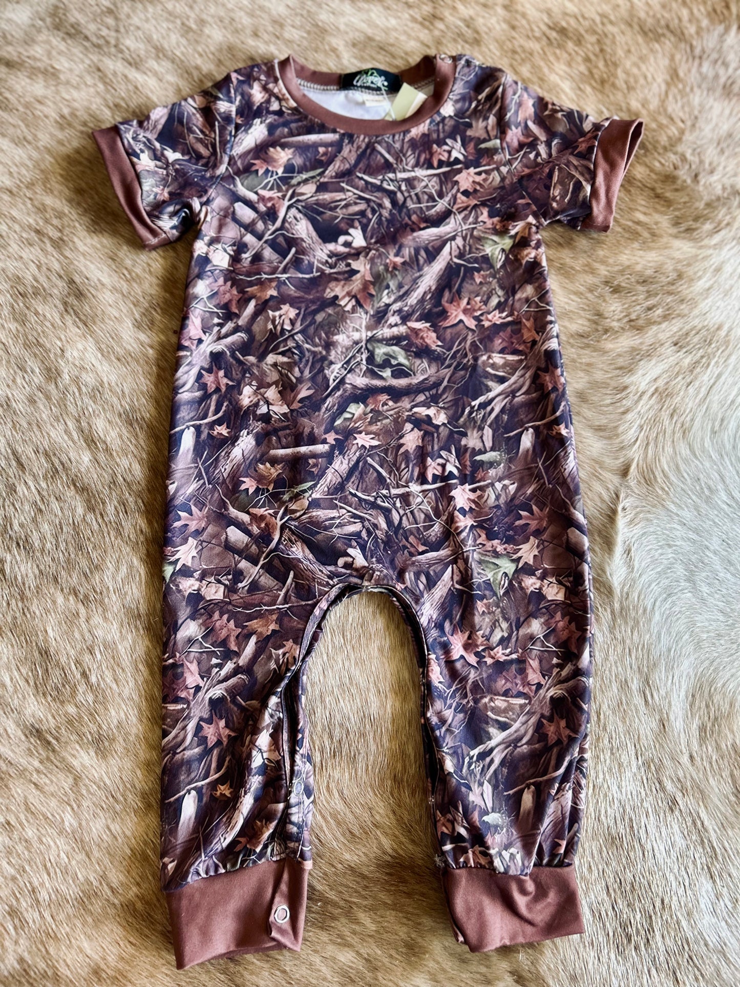 Woody Camo Romper