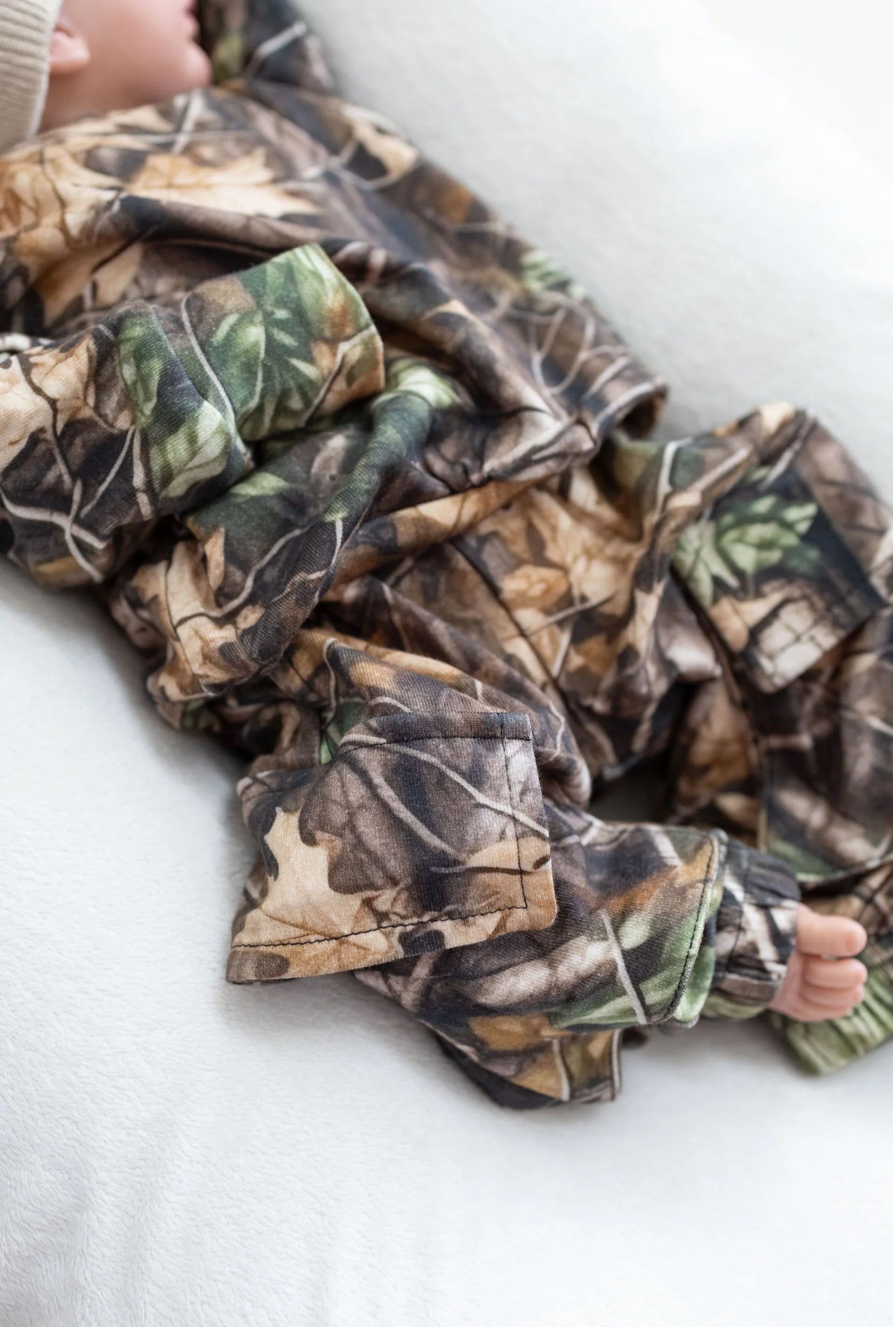 Brown Camo Cargo Jogger set