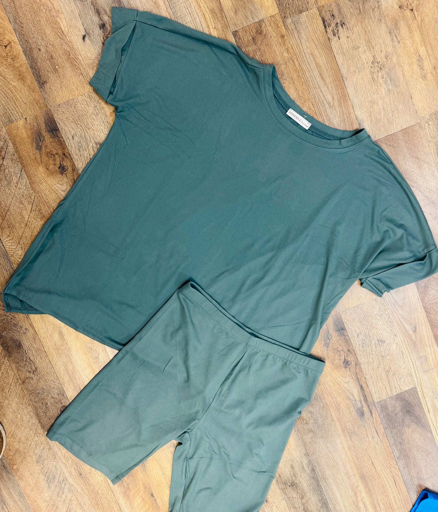 Curvy Jade Biker Shorts