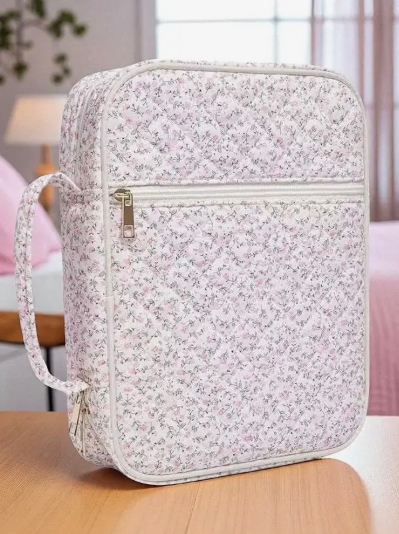 Naomi Pink Floral Bible Set