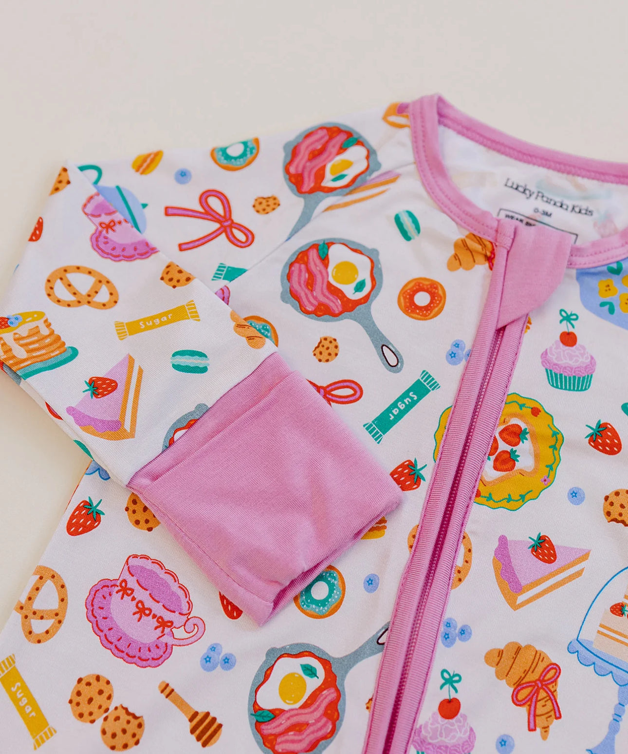 Breakfast Whismy Bamboo Romper