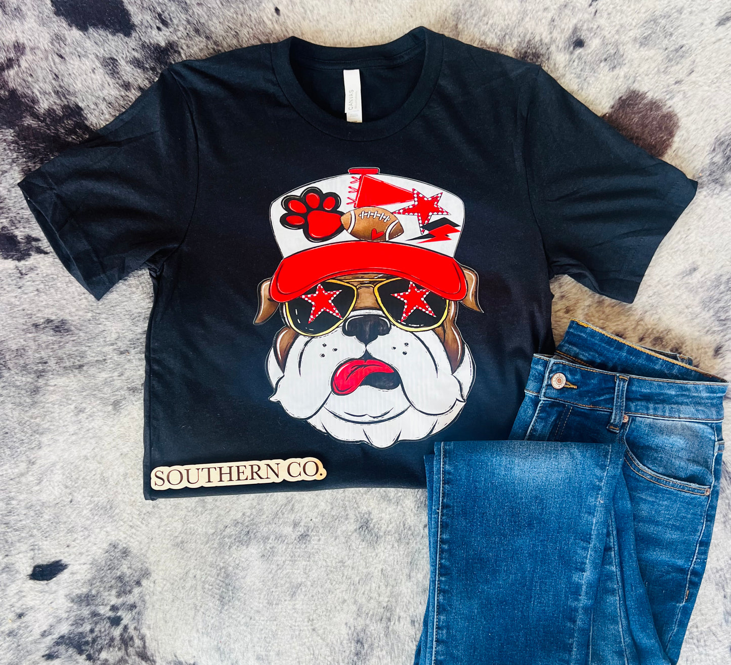 Bulldog Trucker Tee