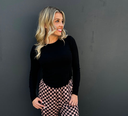 Black Elena Top