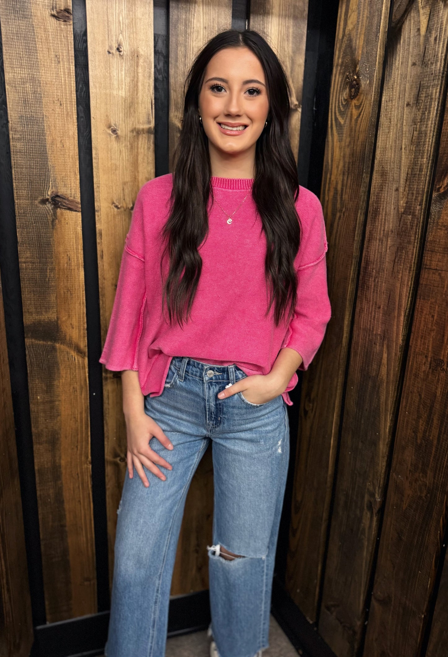 Pink Voltage Sweater