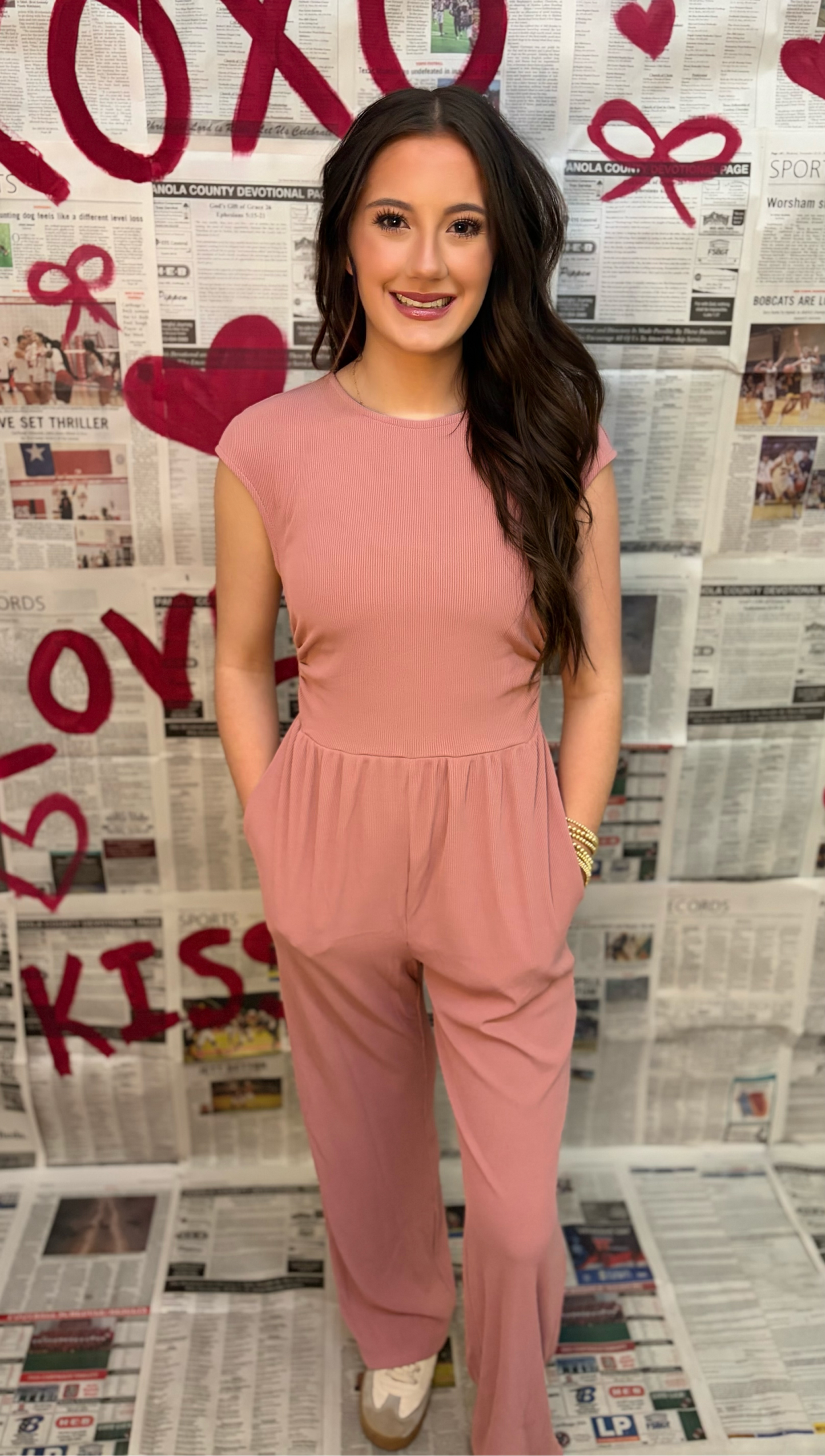Pink Jumpsuit