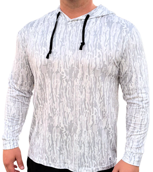 Embry Light Weight Hoodie-White Ranch