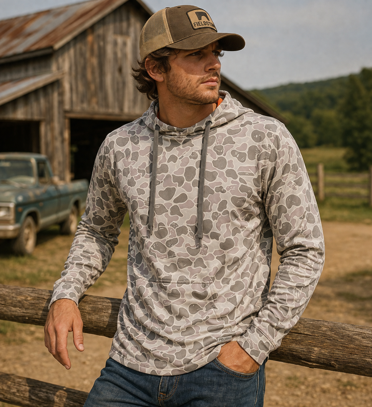 Men’s| Backwoods Hex Camo hoodie