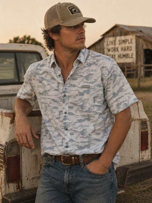 Men's| Snow Homestead Button Down