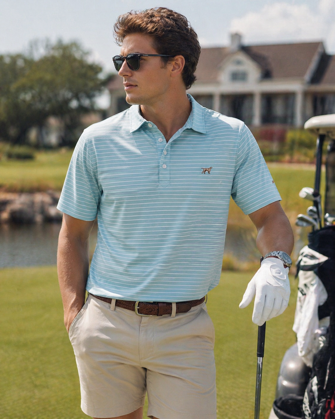 Men | Baby Blue Clubhouse Polo