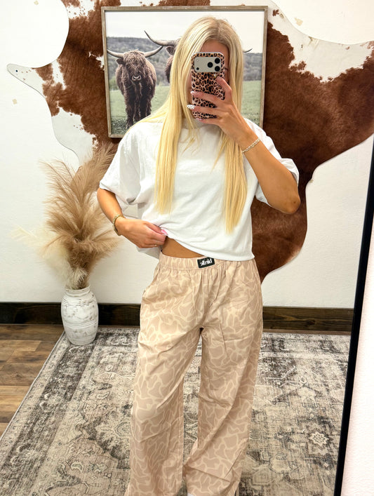 Tan Camo Lounge Pants