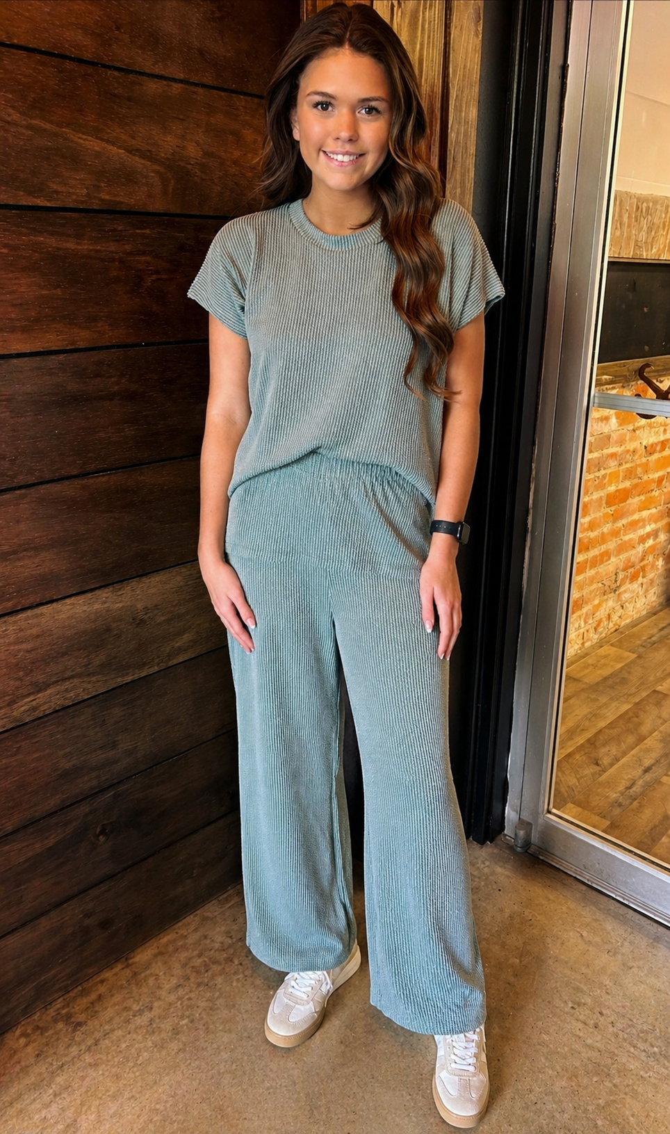 Dusty Blue Urban Pant Set