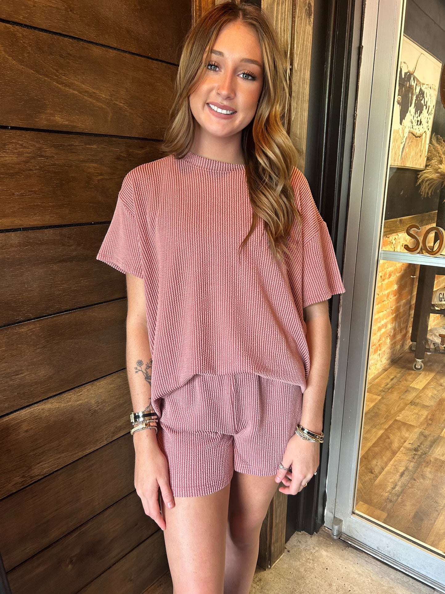 Winter Rose Urban Short Set