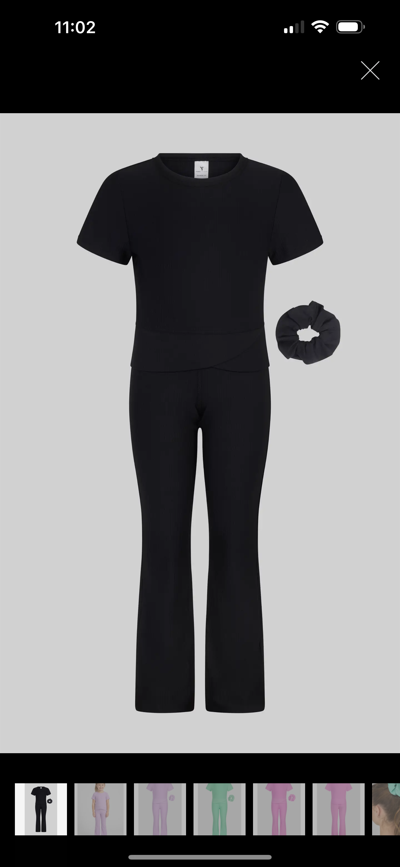 Black Yoga Pant Set