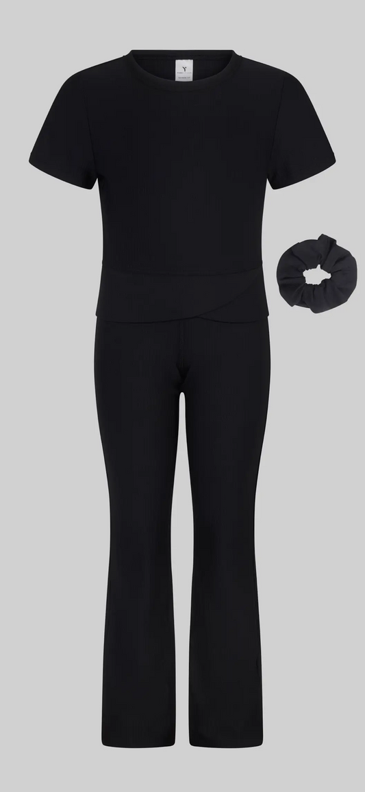 Black Yoga Pant Set