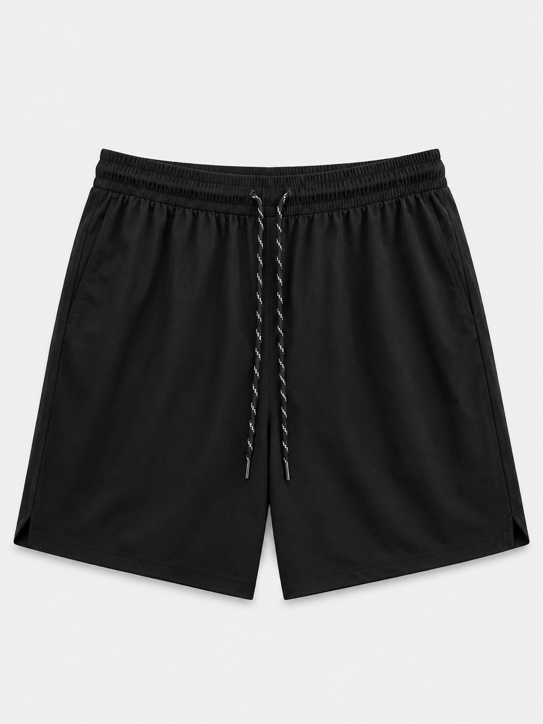 Mens| Black Wind Breaker Shorts