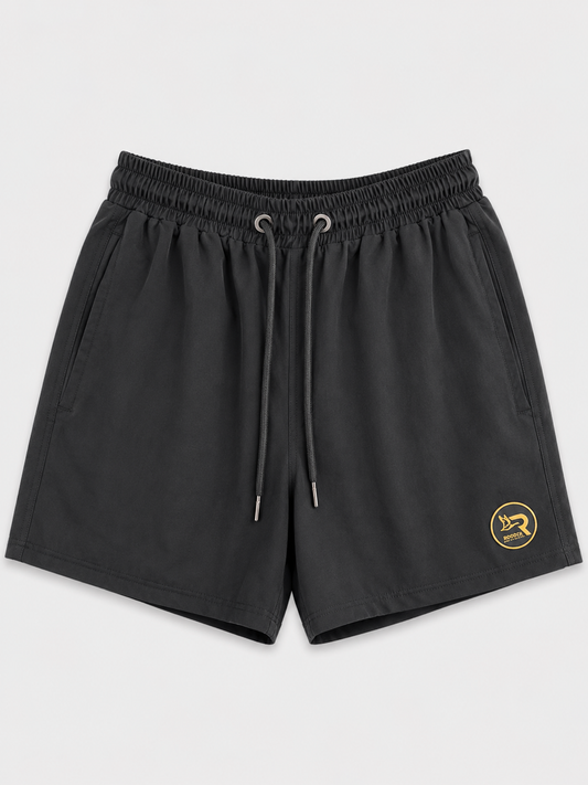 Mens| Roost Black Active Shorts