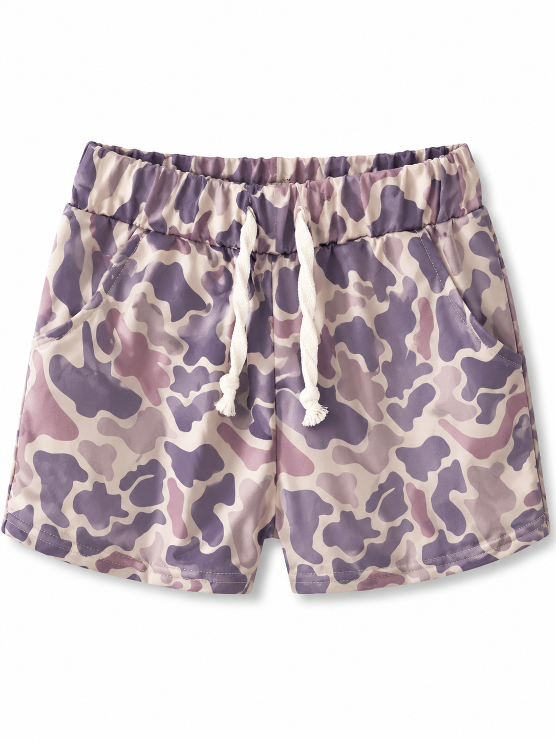 Boys Light Brown Camo Shorts