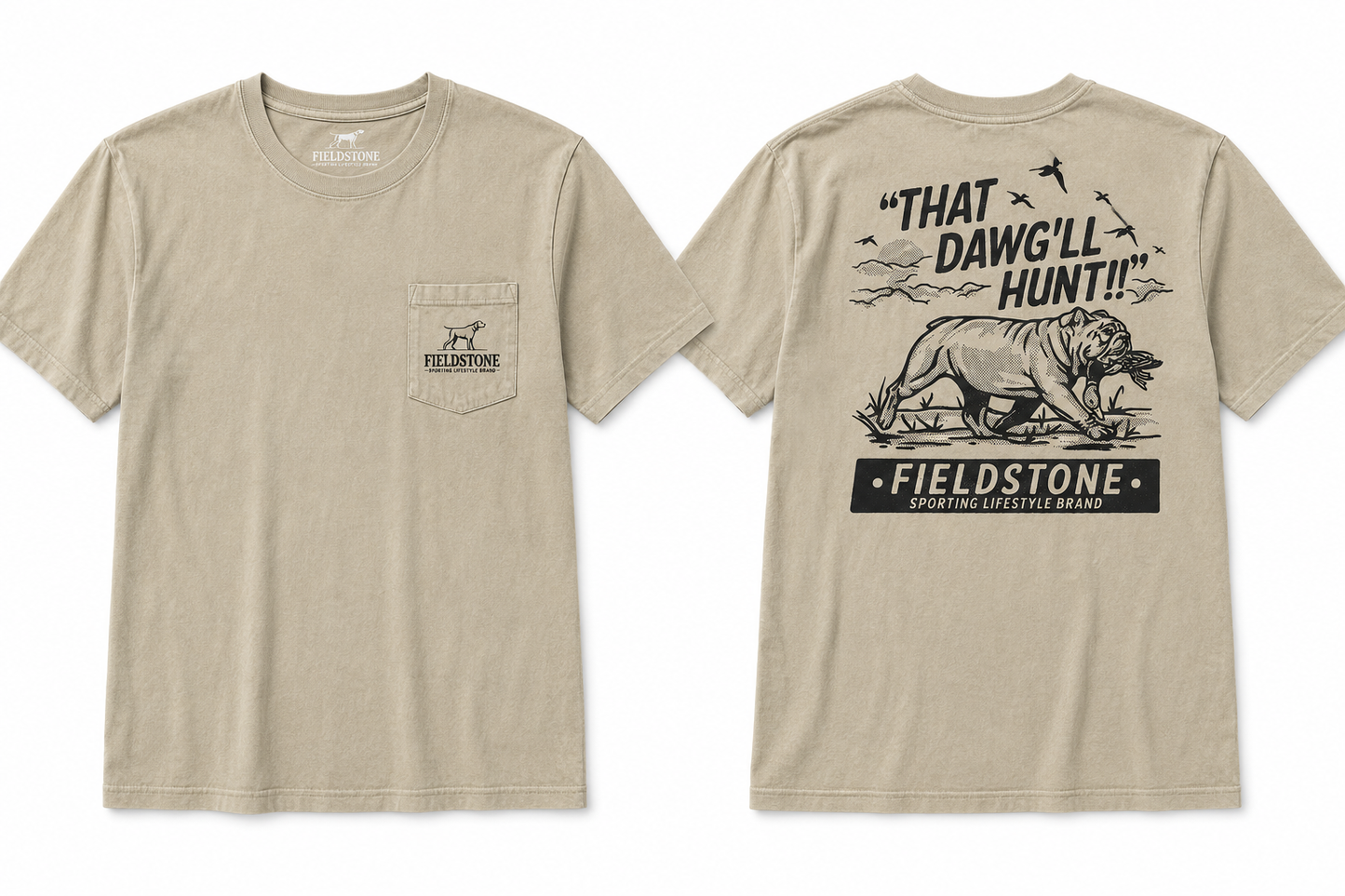 Mens|That dawg’ll hunt tee