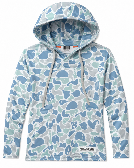 Youth| Saltwater camo Performance Hoodie