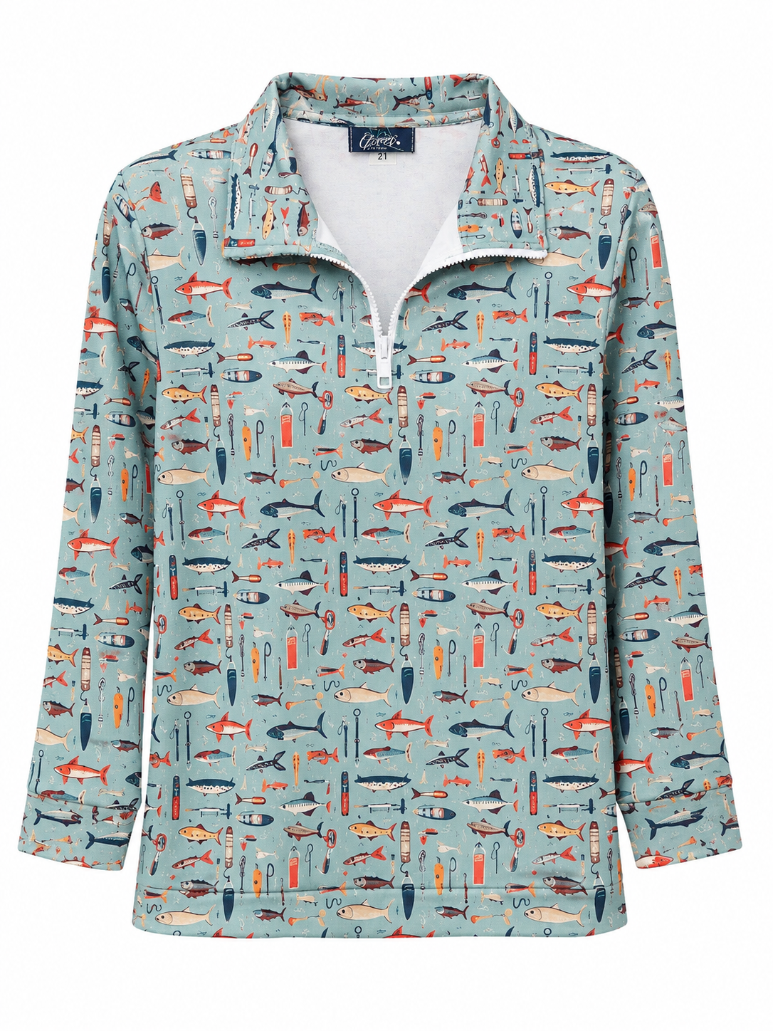 Fish boy Quarter zip