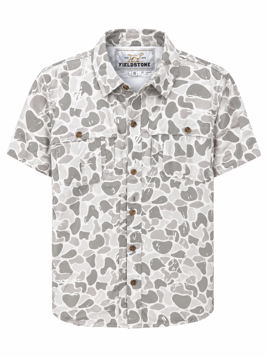 Youth | Marsh Camo Button Down