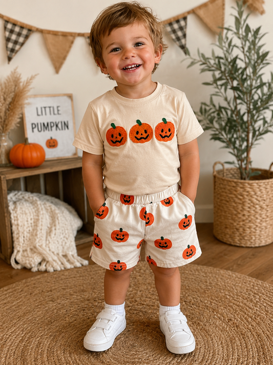 Boys | Beige Pumpkin Set